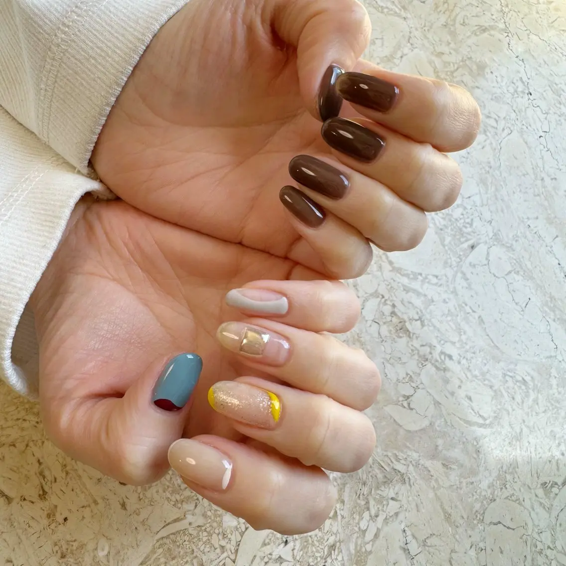 ネイル ハンドネイル フットネイル nail salon mieux(ミュー)のマツエク・マツパデザイン