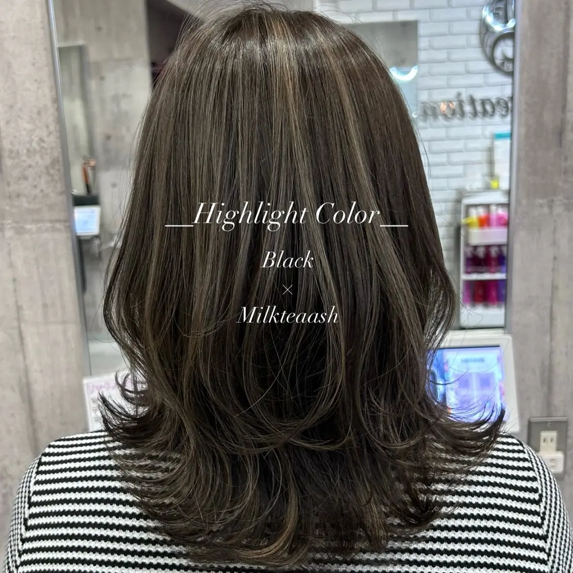 ミディアム ハイライト 🎀柔らか暖色カラ ー💕sayakaのヘアスタイル