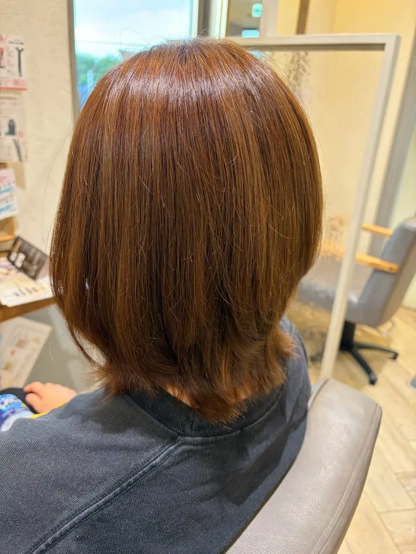 ミディアム カット ヘアカラー 🤍ྀི筈井南美 /艶髪カラー🤍ྀིのヘアスタイル
