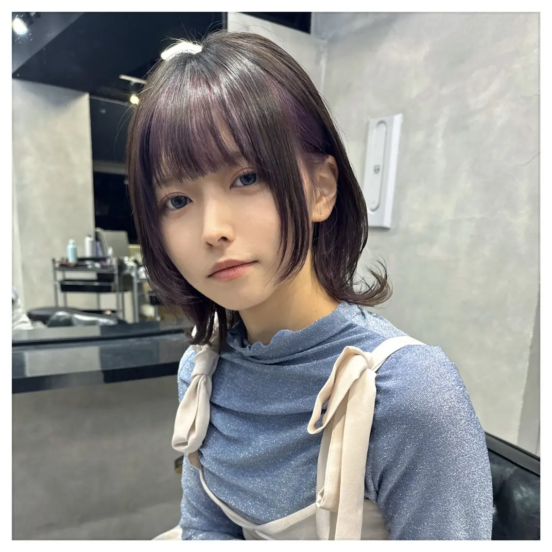 🌈ミニモ学割🌈カット+カラー+髪質改善トリートメントの写真
