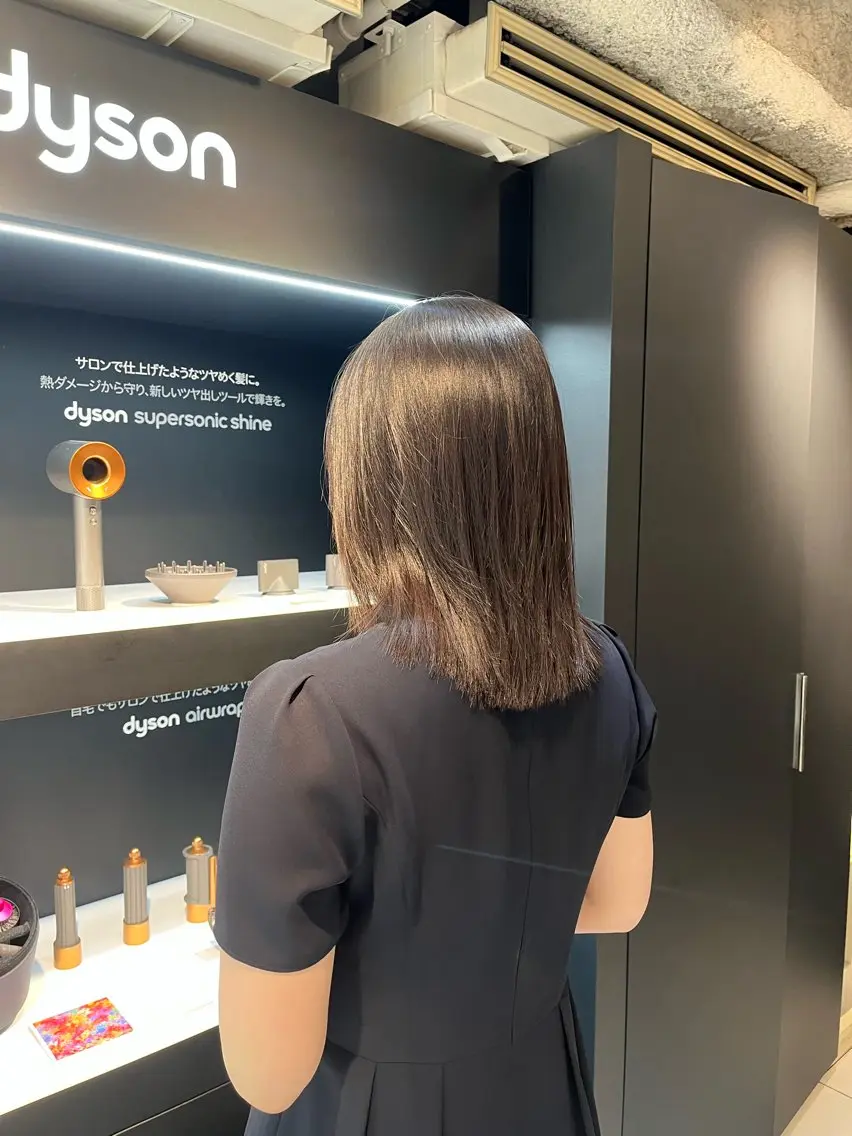 セミロング パーマ セミロングパーマ ストレートパーマ 石毛 大翔のヘアスタイル