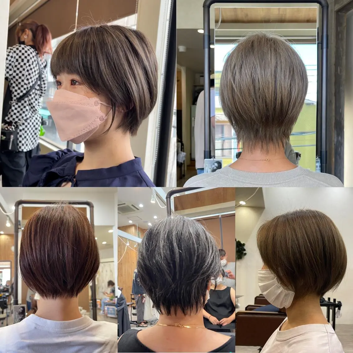 ショート くせ毛カット終着点 カワサキトオル溝の口のヘアスタイル