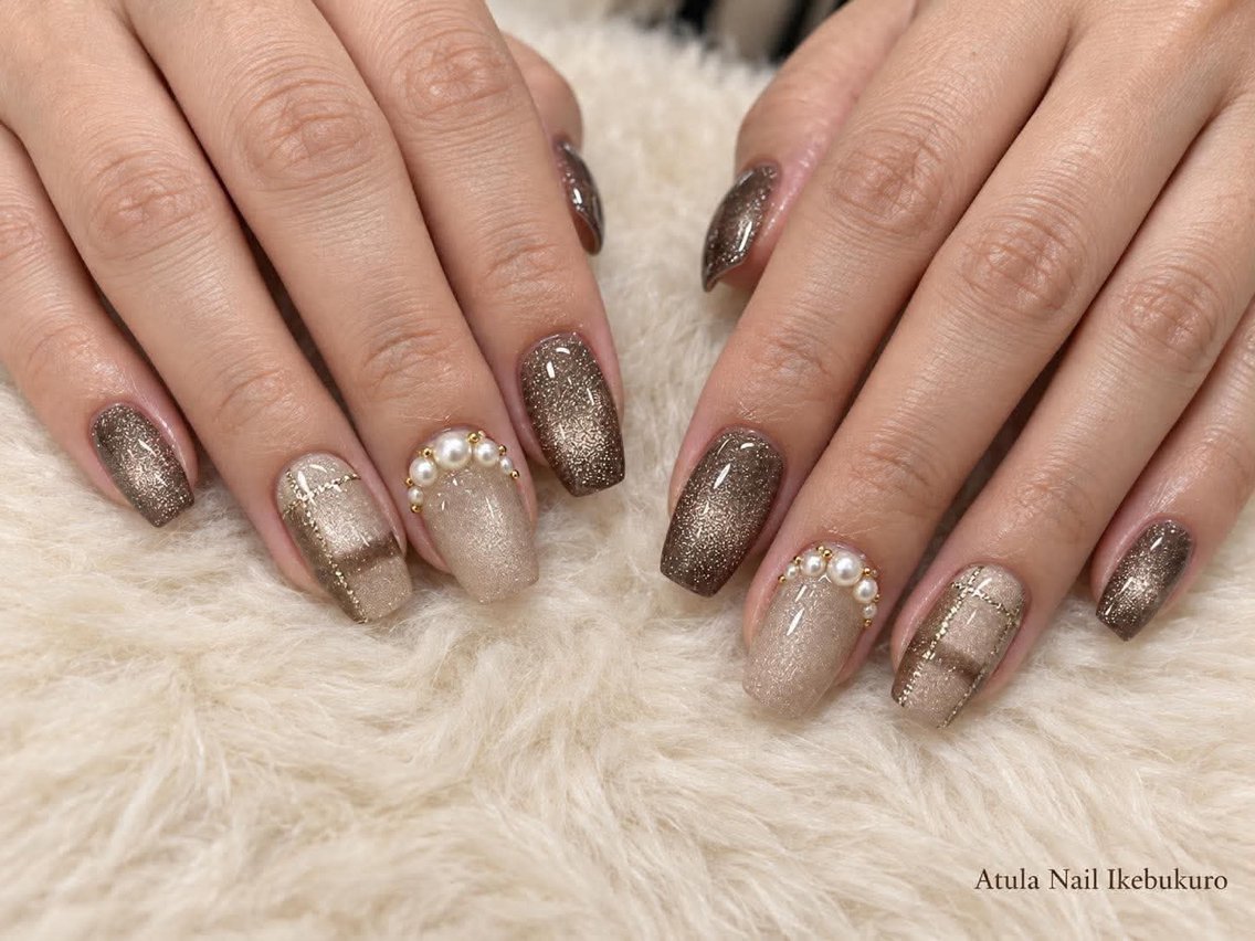 ネイル ハンドネイル ATULA nail Mariのネイルデザイン