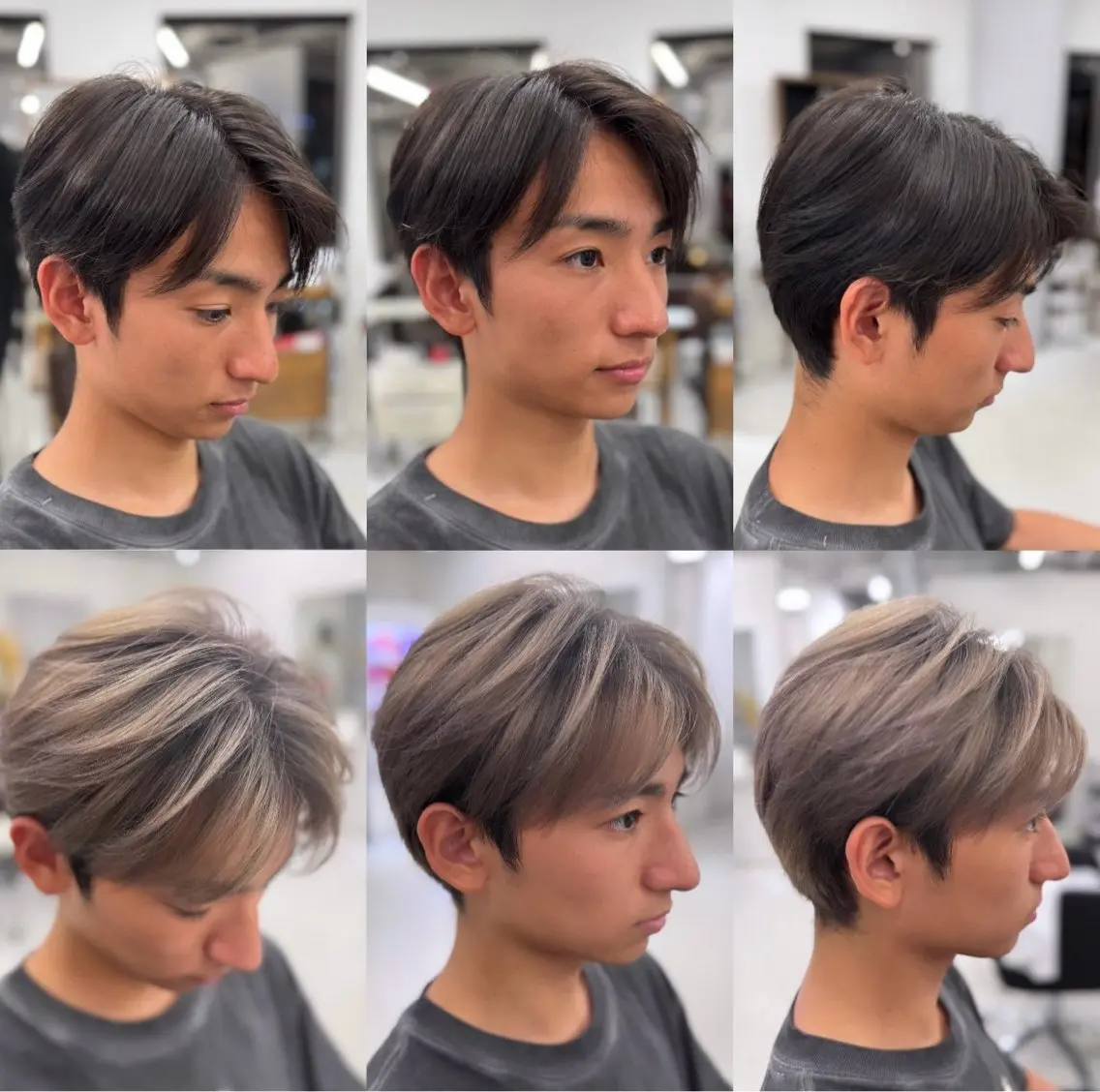 ショート カラー メンズ メンズ特化美容師 カラー専門ぺーターのヘアスタイル