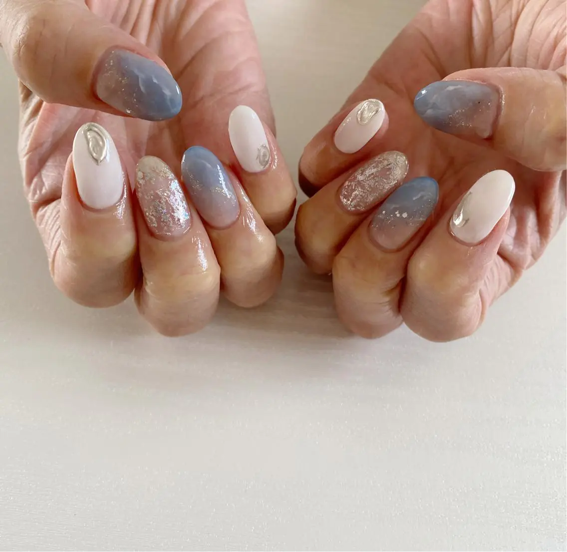 ショート カラー ネイル Nailsalon Calmeのネイルデザイン