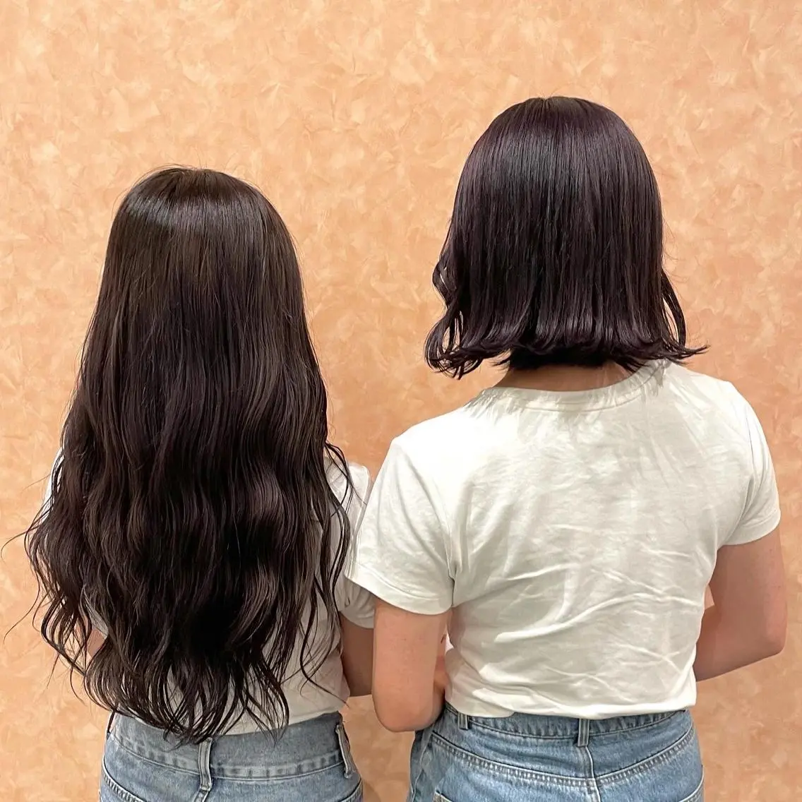 セミロング カラー ラベンダーカラー 梅田美容室/ ウルフカットのヘアスタイル