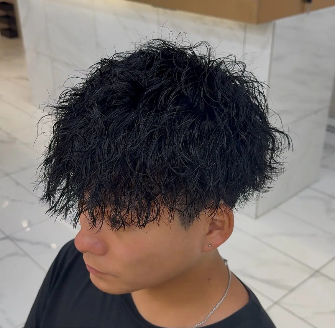 パーマ 曲がる縮毛矯正 🇰🇷ユウイのヘアスタイル