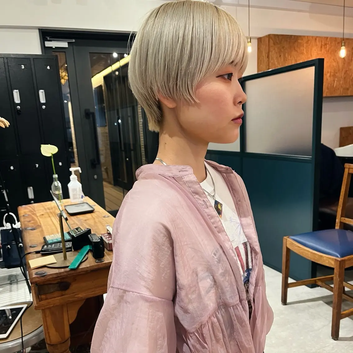 ショート ハンサムショート ショートヘア 暖色/パーマ 🌼クニトウメイのヘアスタイル