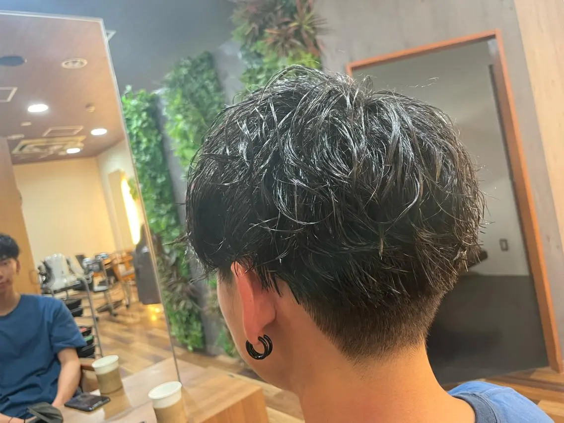 メンズカット+ツイストスパイラルorスパイラルパーマの写真