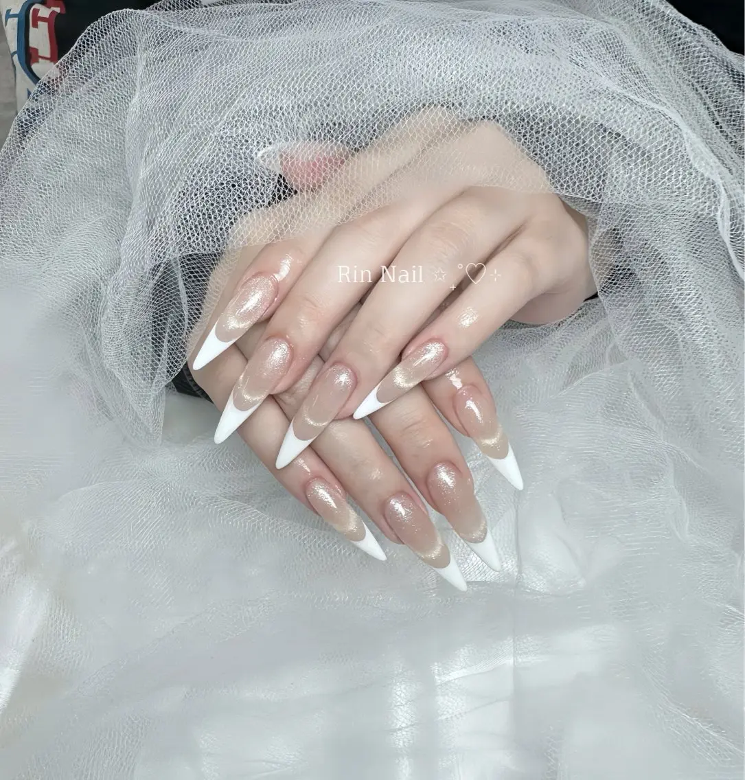 ネイル アートネイル チークネイル ジェルネイル ロングネイル マグネットネイル ハンドネイル Rin Nail 新大久保店のネイルデザイン