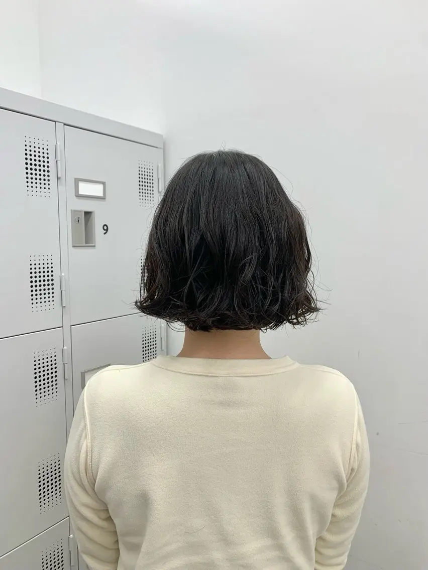 ショート パーマ ボブ カット パーマ トリートメント 本格ヘッドスパ🌿 ×ヘア 佐藤のヘアスタイル