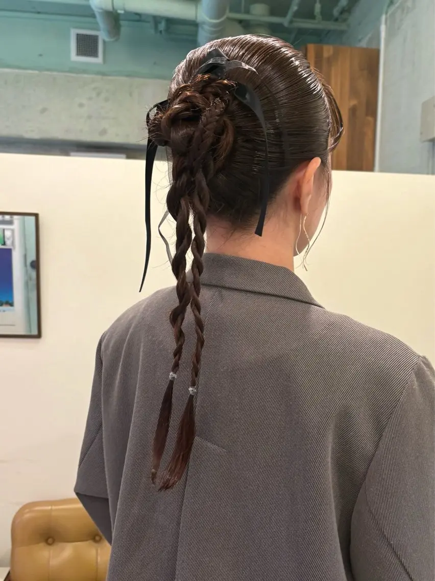 ヘアアレンジ ヘアセット NATSUMI AR.MARAのヘアスタイル