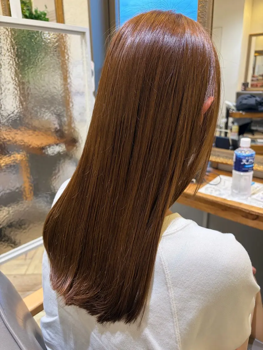 ロング ヘアカラー トリートメント 🤍ྀི筈井南美 /艶髪カラー🤍ྀིのヘアスタイル