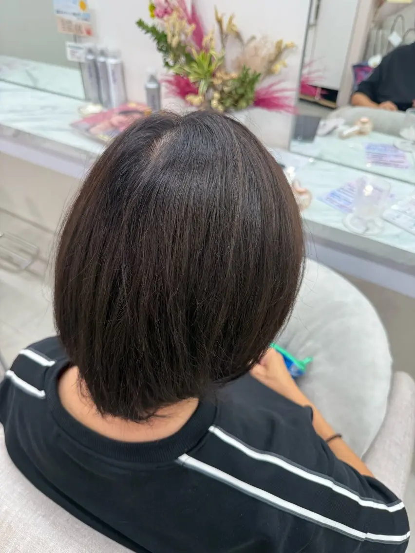 カラー ブラウンカラー み くのヘアスタイル