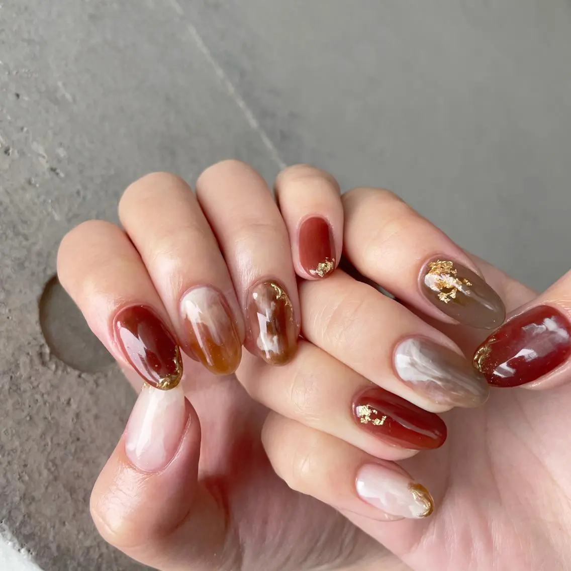 ネイル マツエク・マツパ ハンドネイル M. Shihoのネイルデザイン