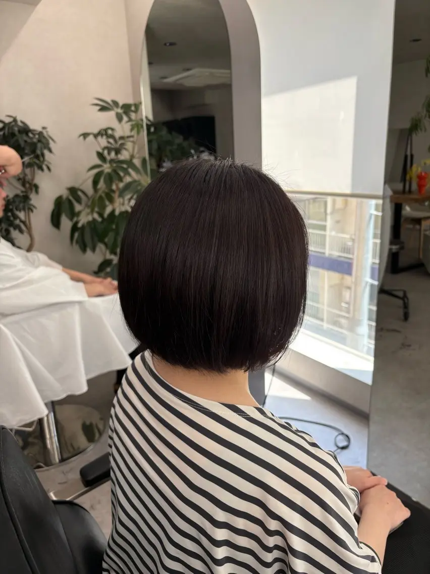 ショート カラー ボブ カット ヘアカラー トリートメント ショート/ボブ/ 透明感カラー🌿神永のヘアスタイル