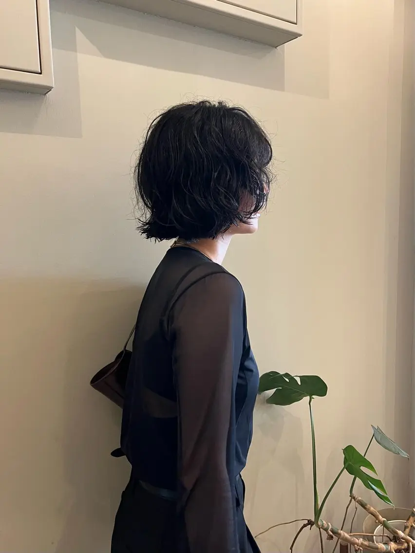 ショート rin/薬院 /ボブ艶カラーのヘアスタイル