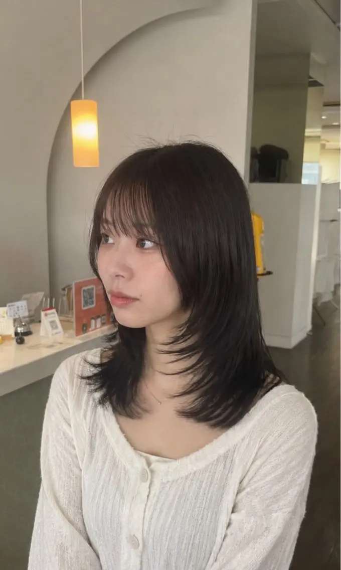 ミディアム 清水 柊人のヘアスタイル