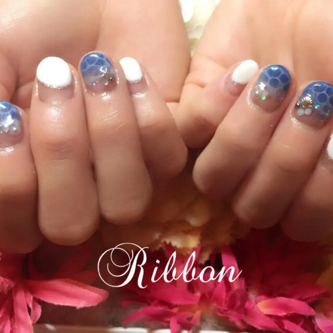 ネイル トップネイリスト Ribbon立川店のネイルデザイン