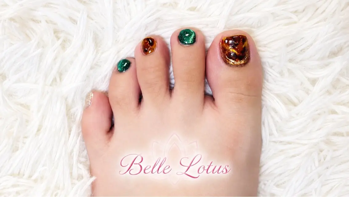 ネイル フットネイル Belle Lotusのネイルデザイン