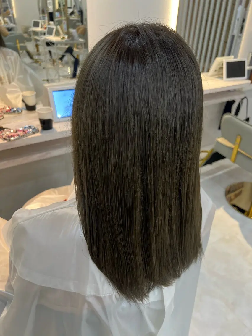 ロング カラー 縮毛矯正練習 モデル募集✨️NOAのヘアスタイル