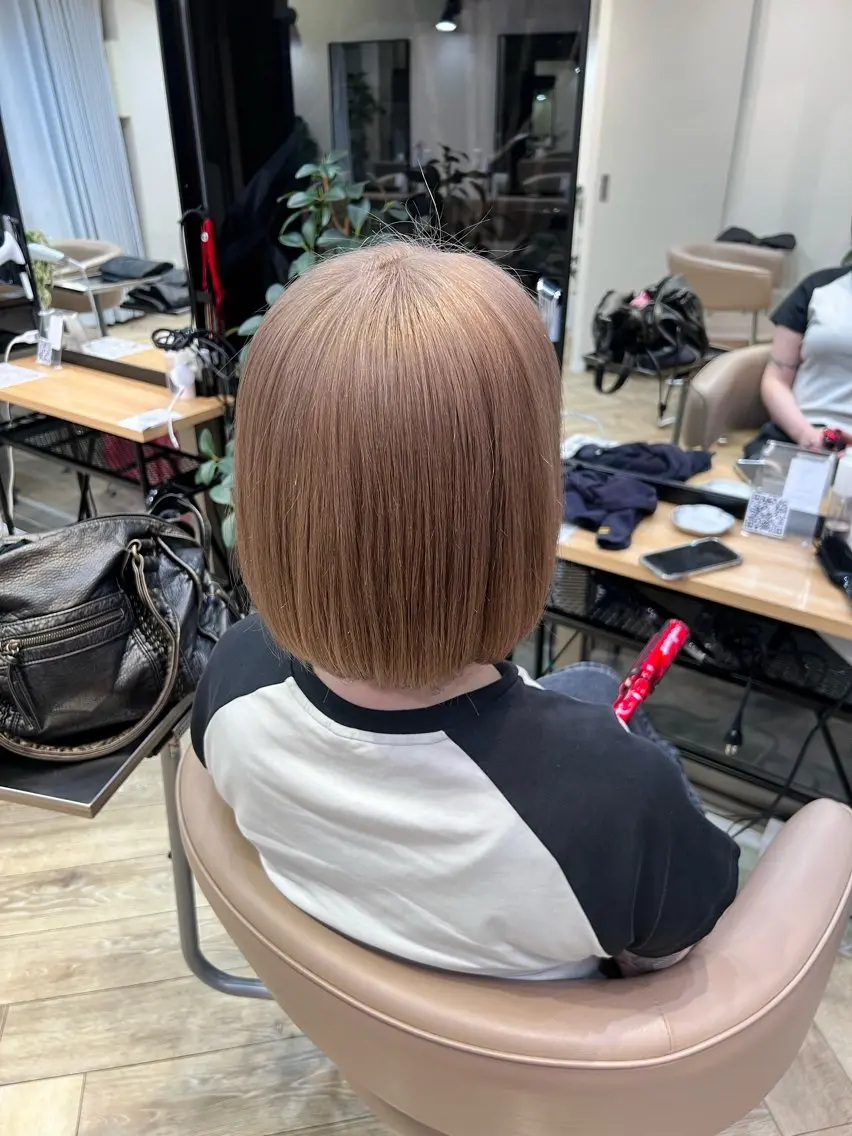 ショート カラー ヘアカラー kayo吉祥寺ブリー チモデル募集中✨のヘアスタイル