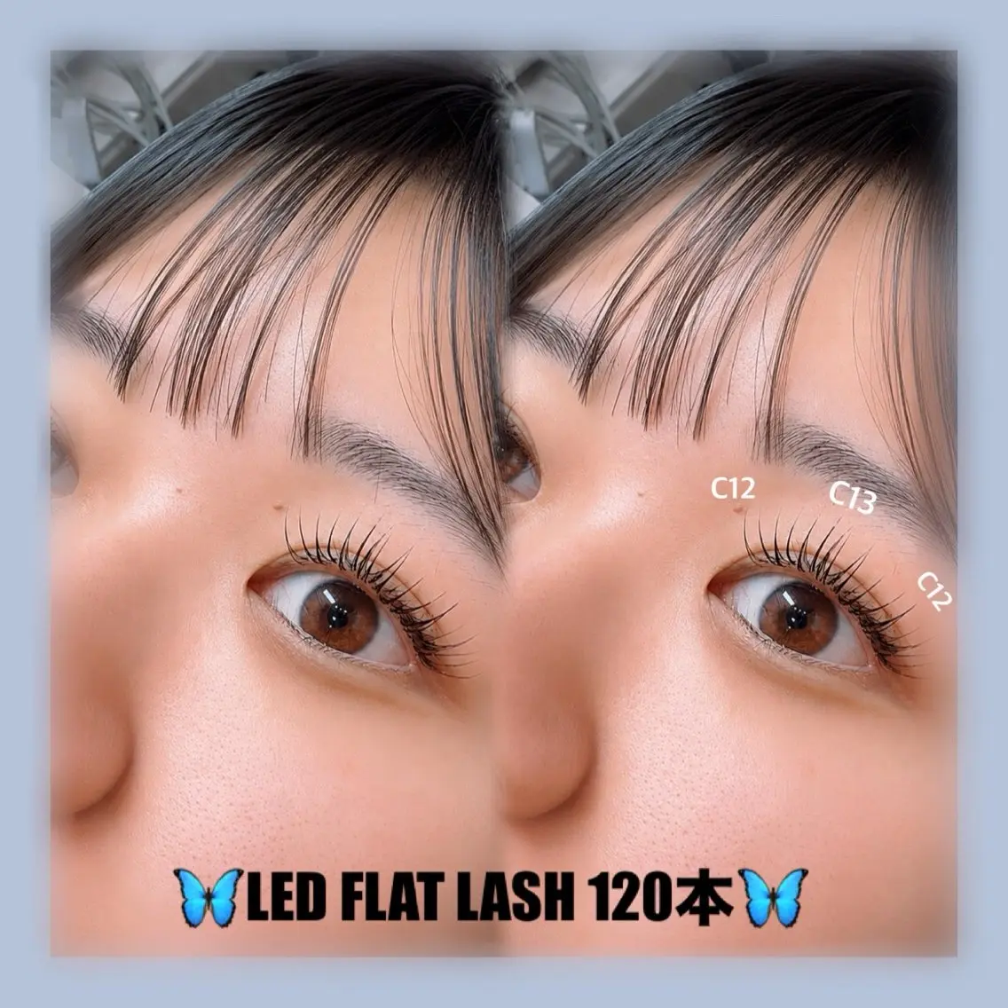 🌈LEDフラットラッシュ120本🌈持ちの良さ⭕️⚠️オフ代+¥550の写真