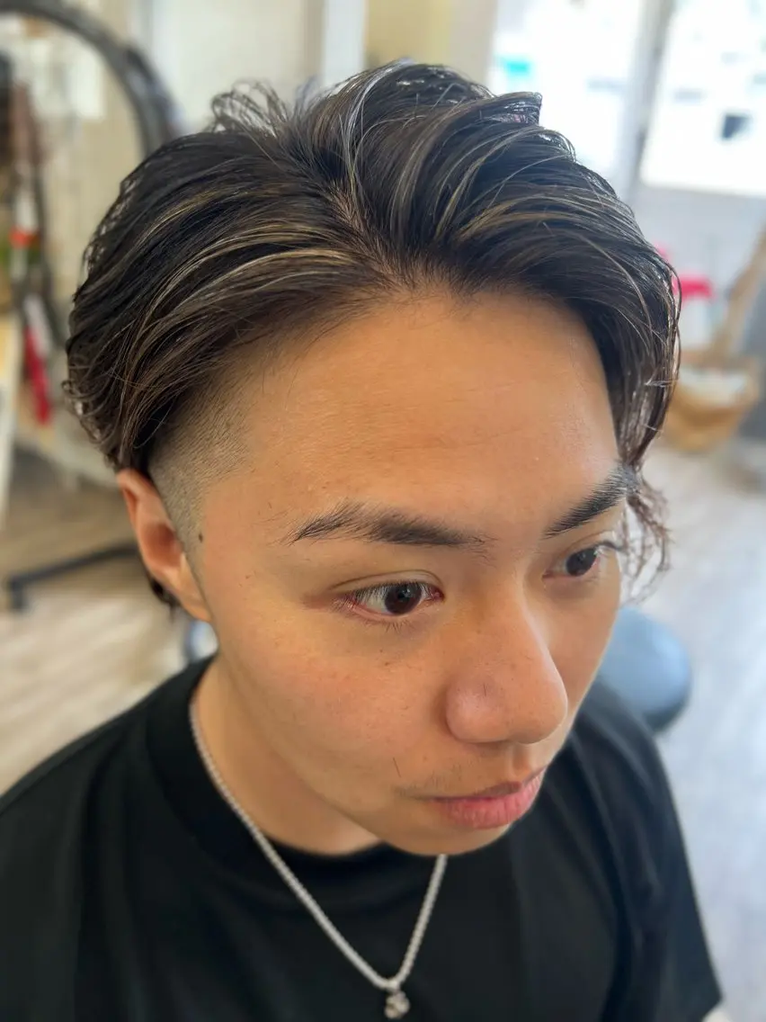 カラー メンズ カット ヘアカラー トリートメント 鶴見 和美のヘアスタイル