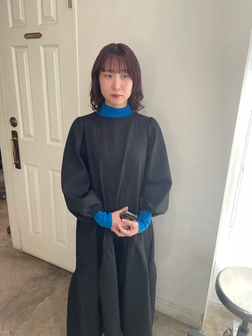 ミディアム カラー ベージュカラー ラベンダーカラー ラベンダーベージュ カット ヘアカラー トリートメント MIOベージュカラー 柔らかいカラーのヘアスタイル