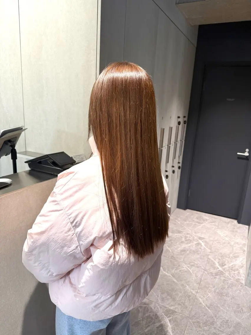 ミディアム ヘアカラー トリートメント 【感動の艶髪💖】 溝の口/坂本柊星のヘアスタイル