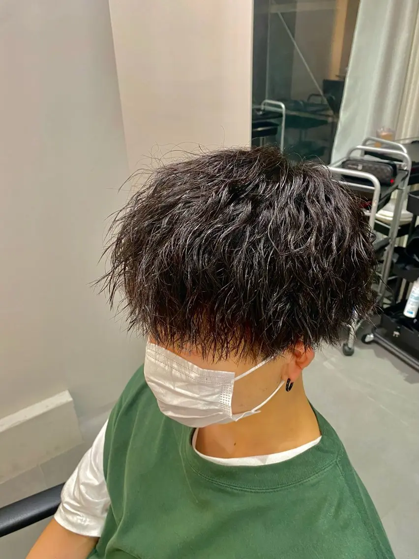 ショート パーマ メンズ メンズパーマ 立川メンズパーマ職人 店長/小泉文人のヘアスタイル