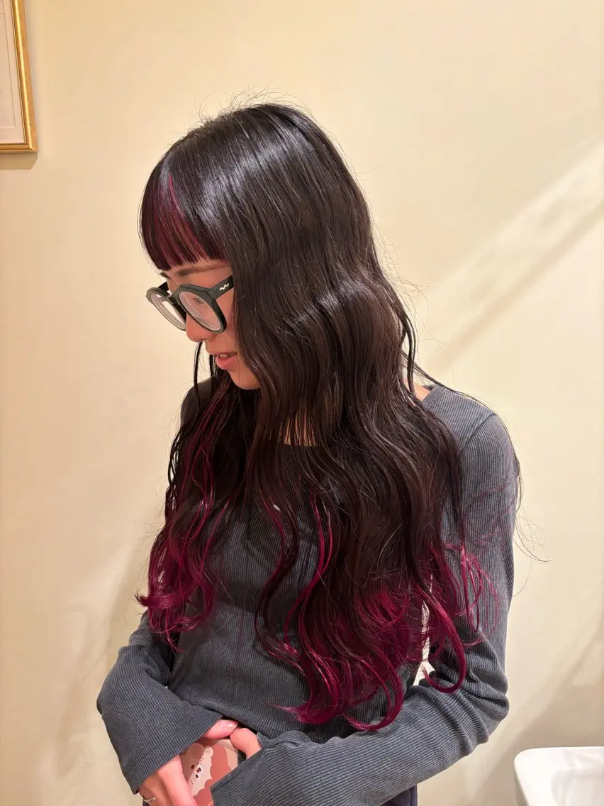 ロング カラー 脩 子のヘアスタイル