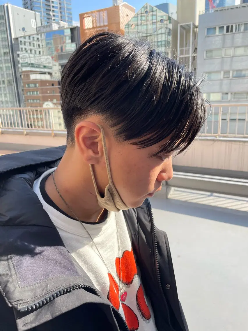 ショート カラー パーマ メンズ カット 縮毛矯正 トリートメント 似合わせ特化 /馬場 翼のヘアスタイル