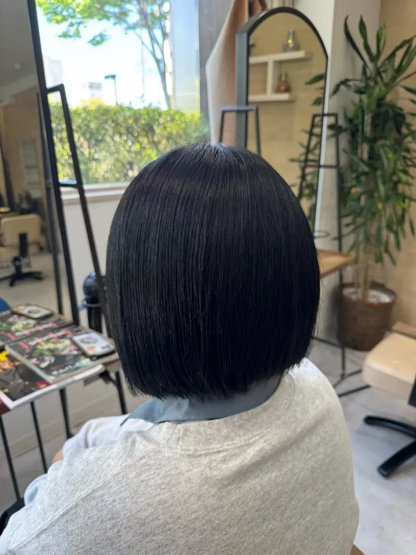 ショート カラー ブリーチなしwカラー /艶カラー/oukaのヘアスタイル