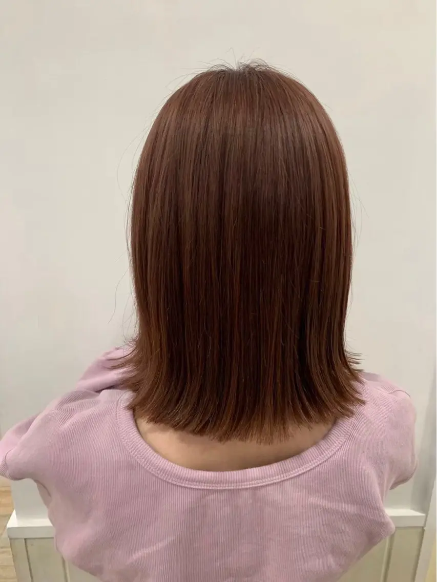 ミディアム 韓国ヘア ‎⟡.·KANA🐥のヘアスタイル