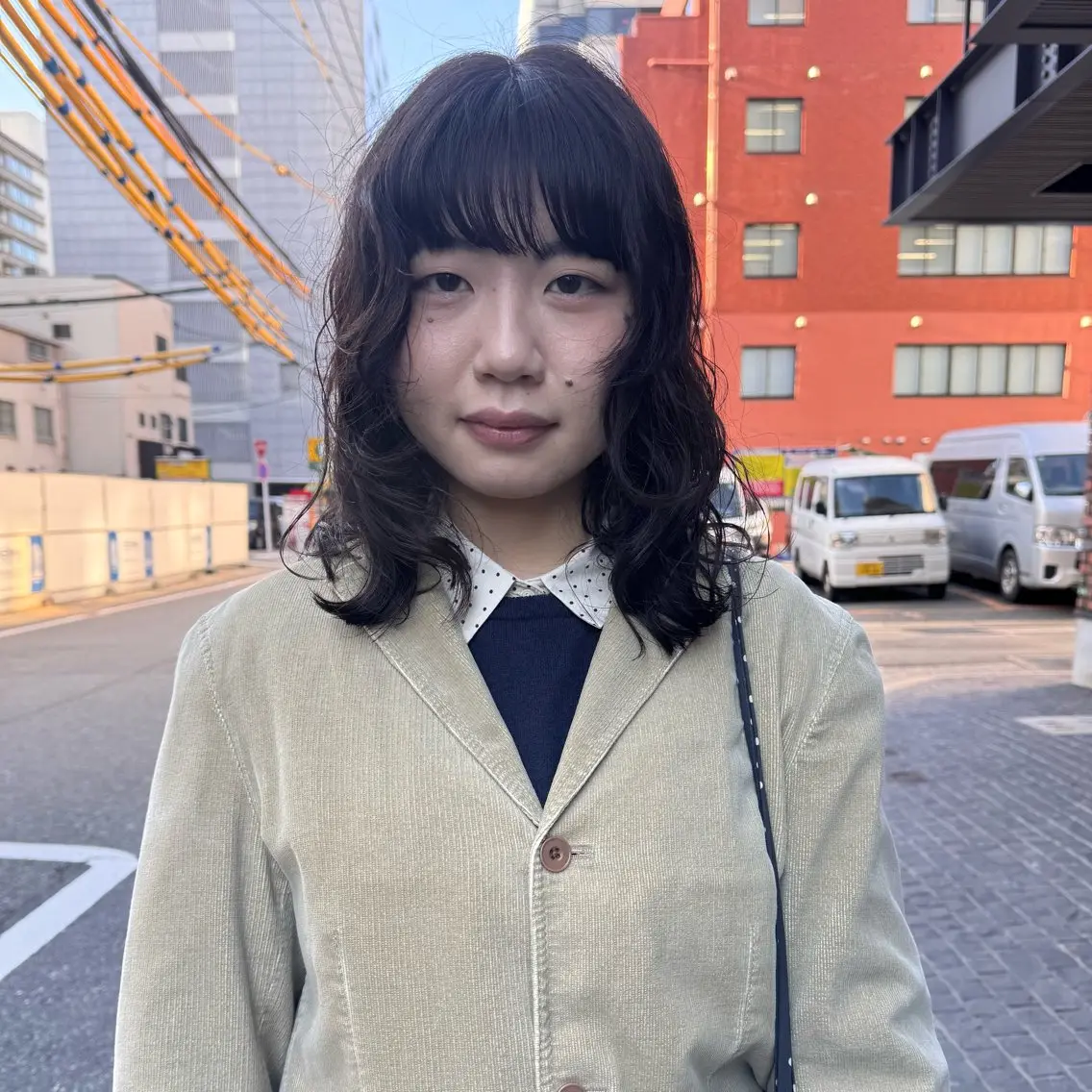 ミディアム カラー パーマ カット ヘアカラー パーマ トリートメント しずく/Lilu/ 博多美容室のヘアスタイル