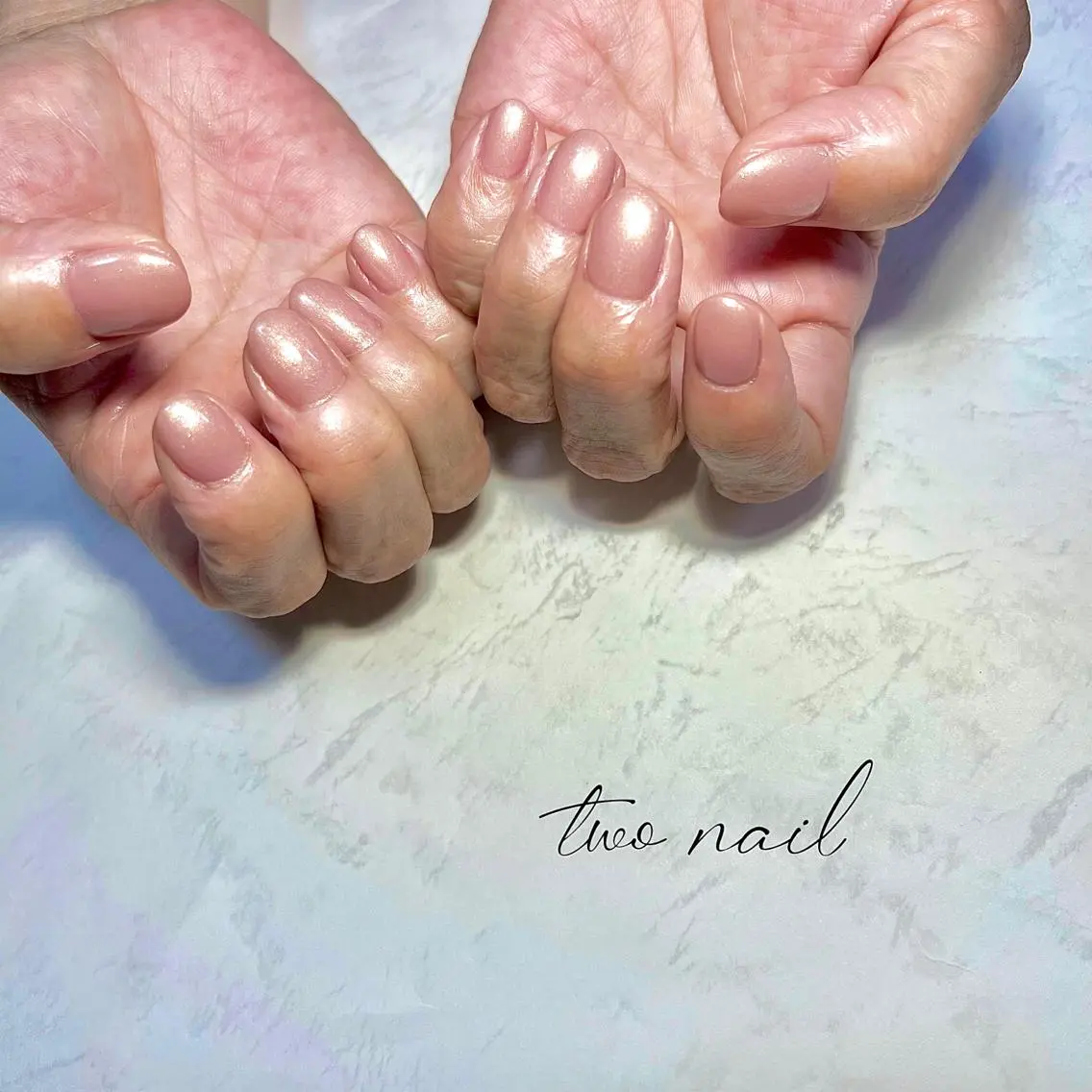 ネイル アートネイル フットネイル ハート ニュアンスネイル ホワイト ハンドネイル two nailのネイルデザイン