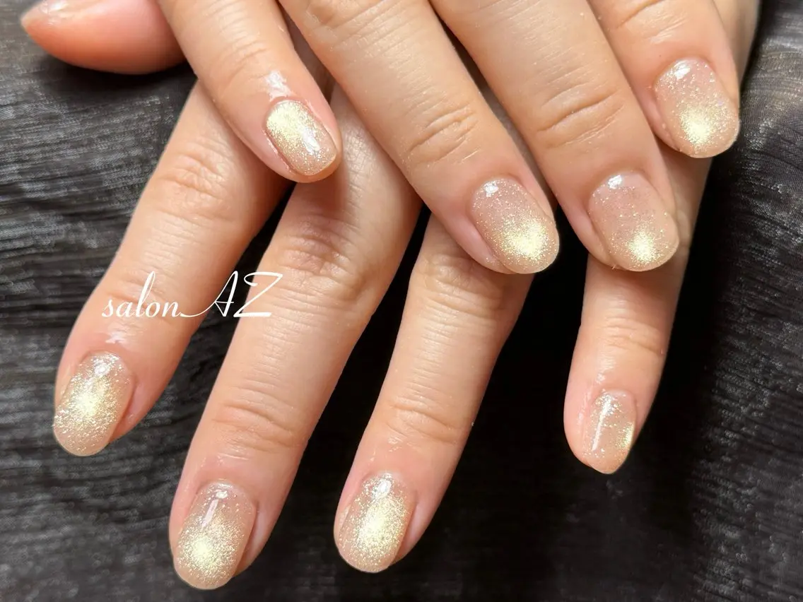ネイル アートネイル 長さ出し フットネイル フレンチネイル ジェルネイル ハンドネイル salon AZ NANAのネイルデザイン