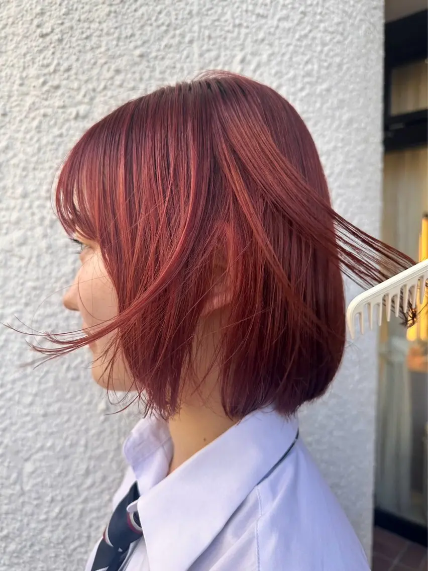 【ミニモ限定50%OFF🪼】カット➕カラー(ブリーチカラー)➕オージュアトリートメント🧴の写真