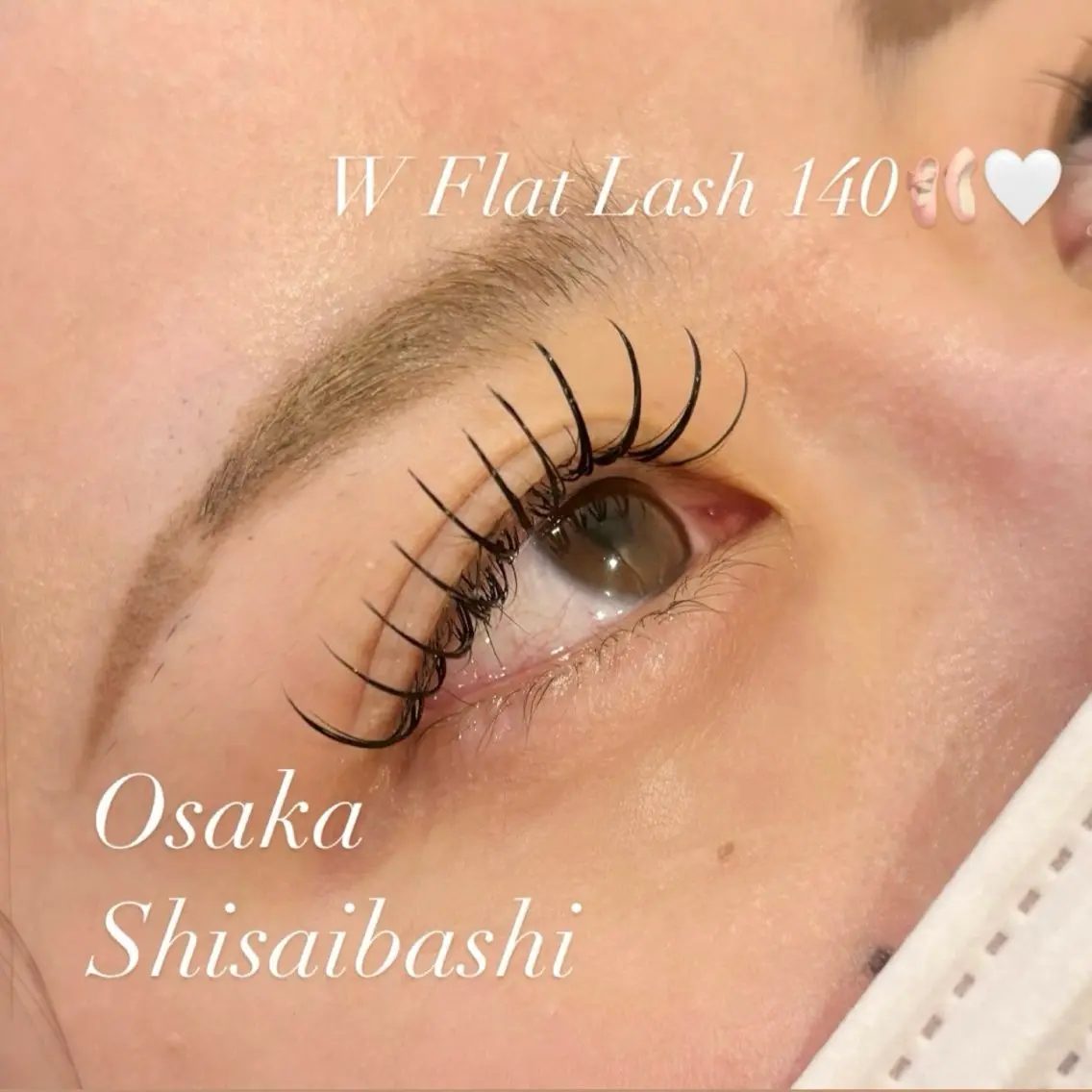 🩵フラットラッシュ140本つけ放題🩵オフ・美容液コーティング付の写真