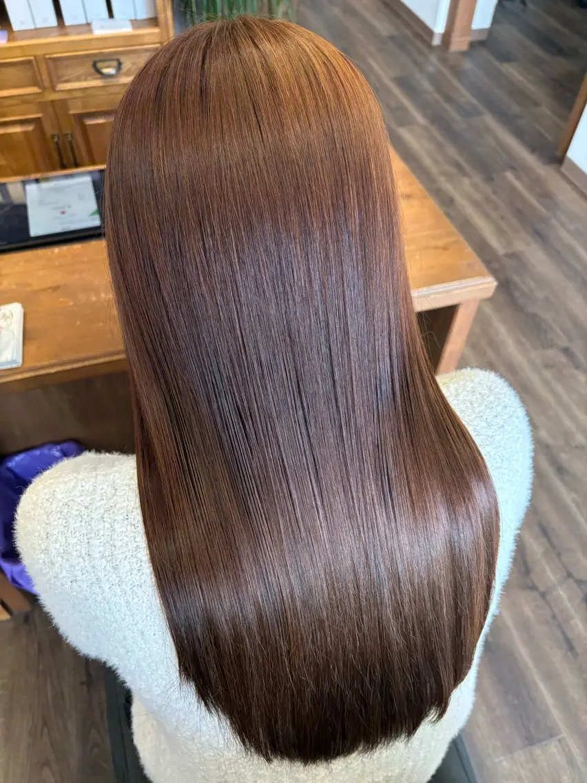 ロング カラー カット トリートメント 村田 結彩のヘアスタイル