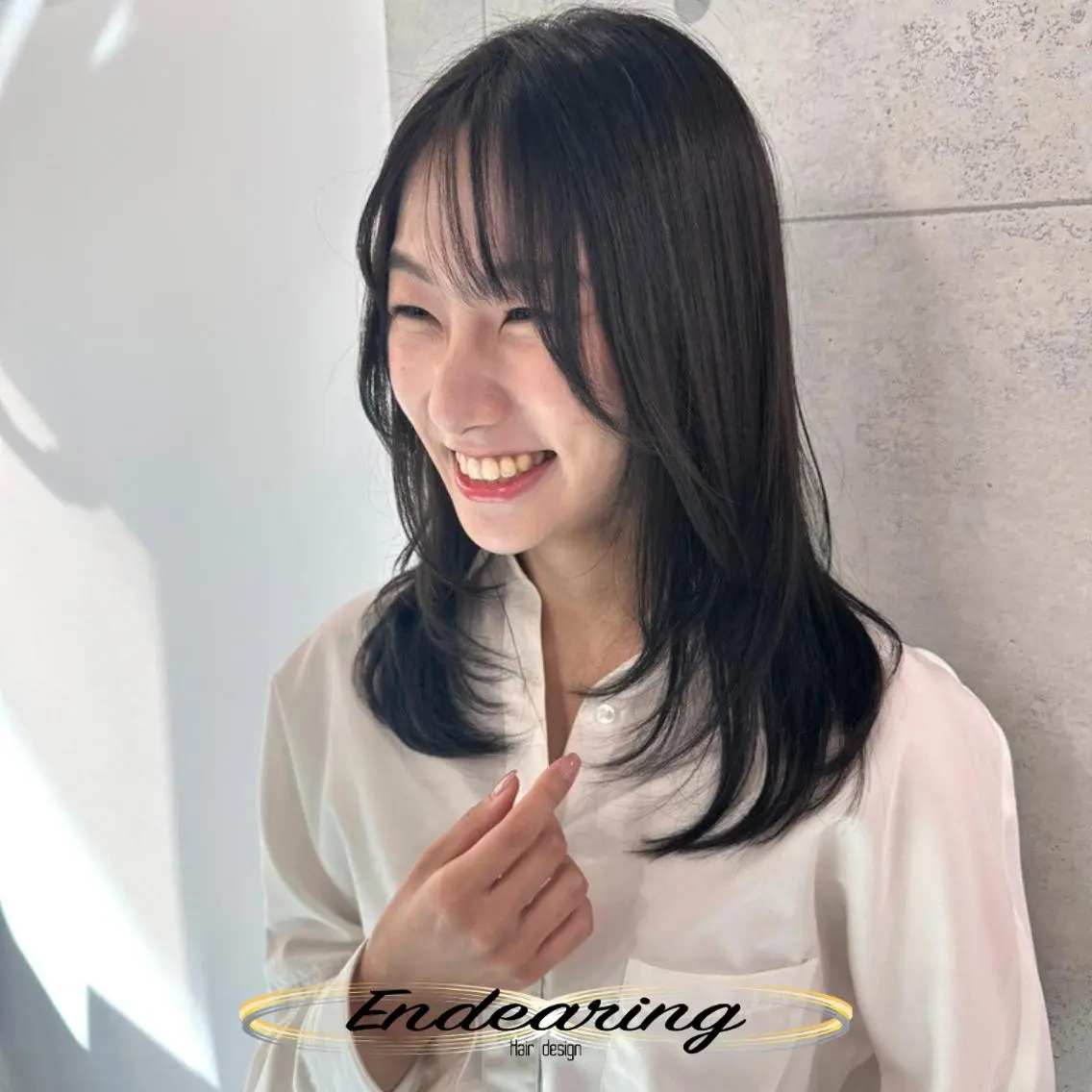 カラー カット トリートメント Endearing 銀座/レイヤーカットのヘアスタイル
