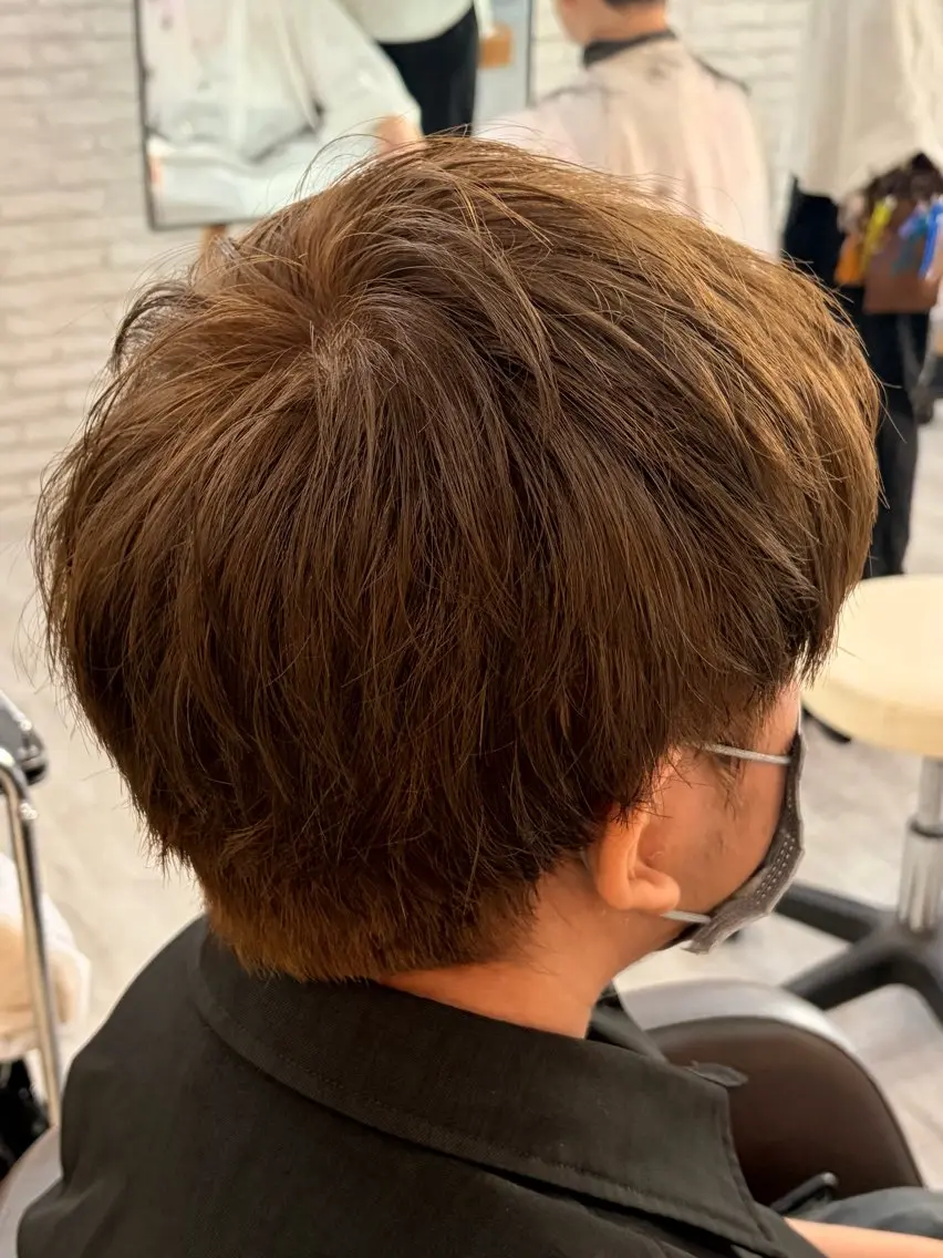 カラー メンズ ❤️Mimi/non ワンカラー❤️のヘアスタイル