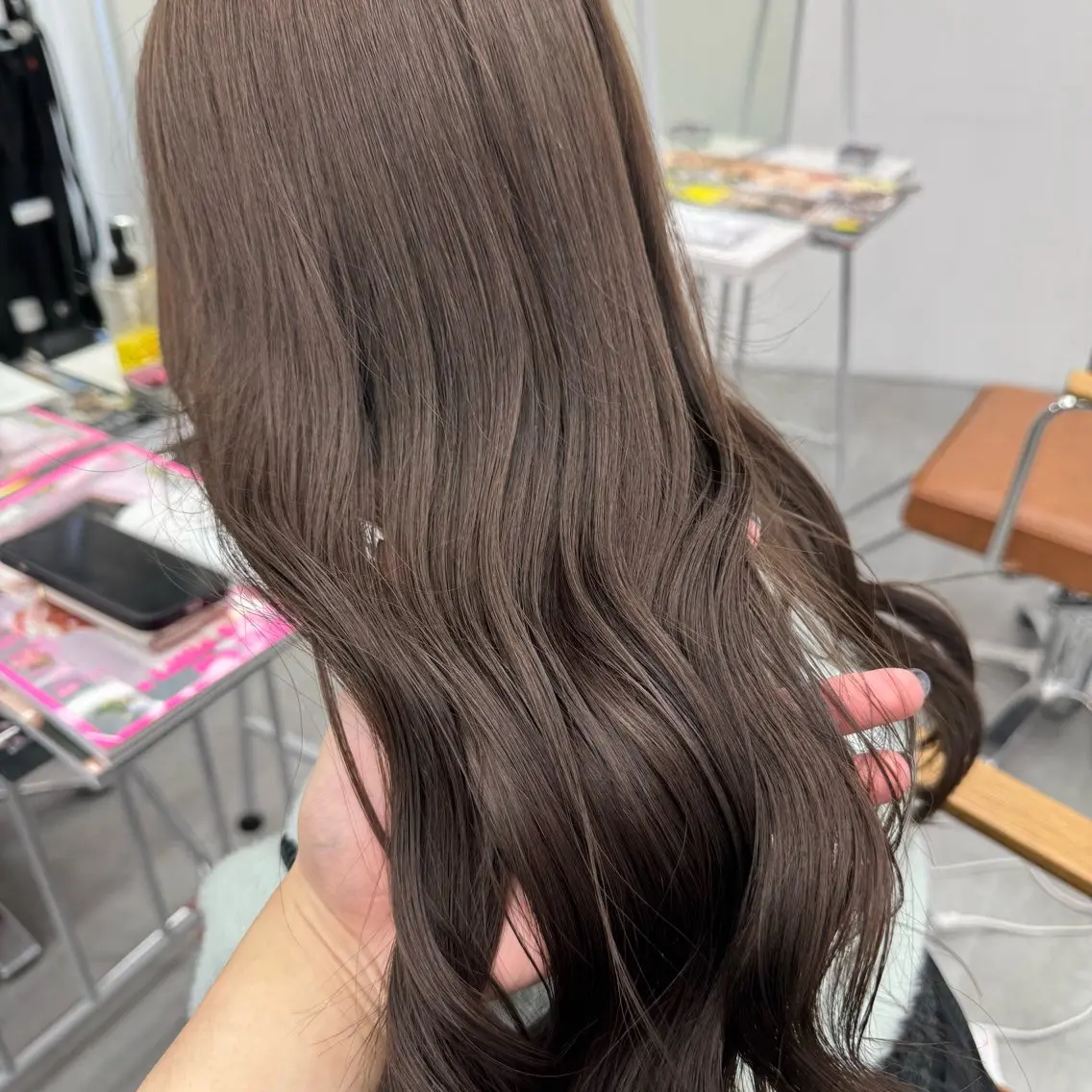 ロング カラー ヘアアレンジ ブリーチなしカラー /新百合ヶ丘/安形翔のヘアスタイル