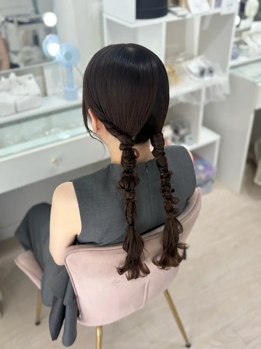 ロング ヘアアレンジ ヘアセットサロン /上坪愛美のヘアスタイル