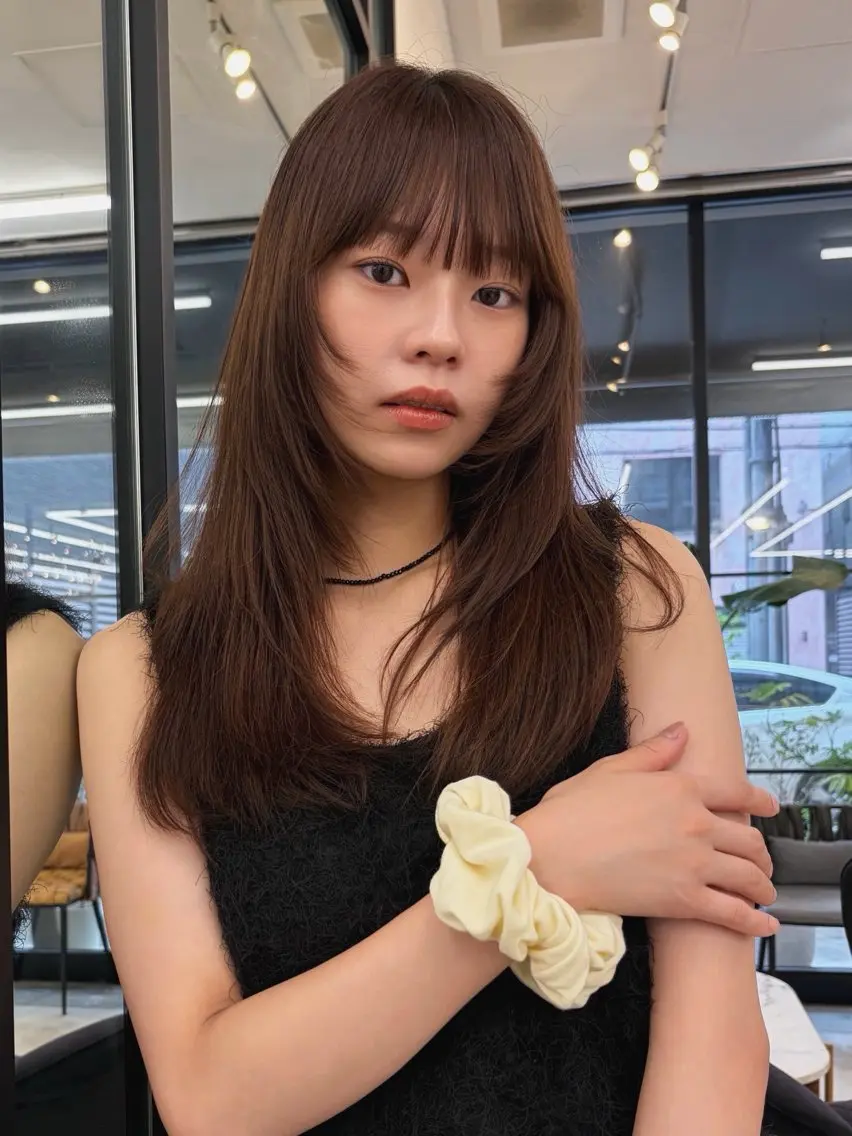 ロング くろかわ まいのヘアスタイル