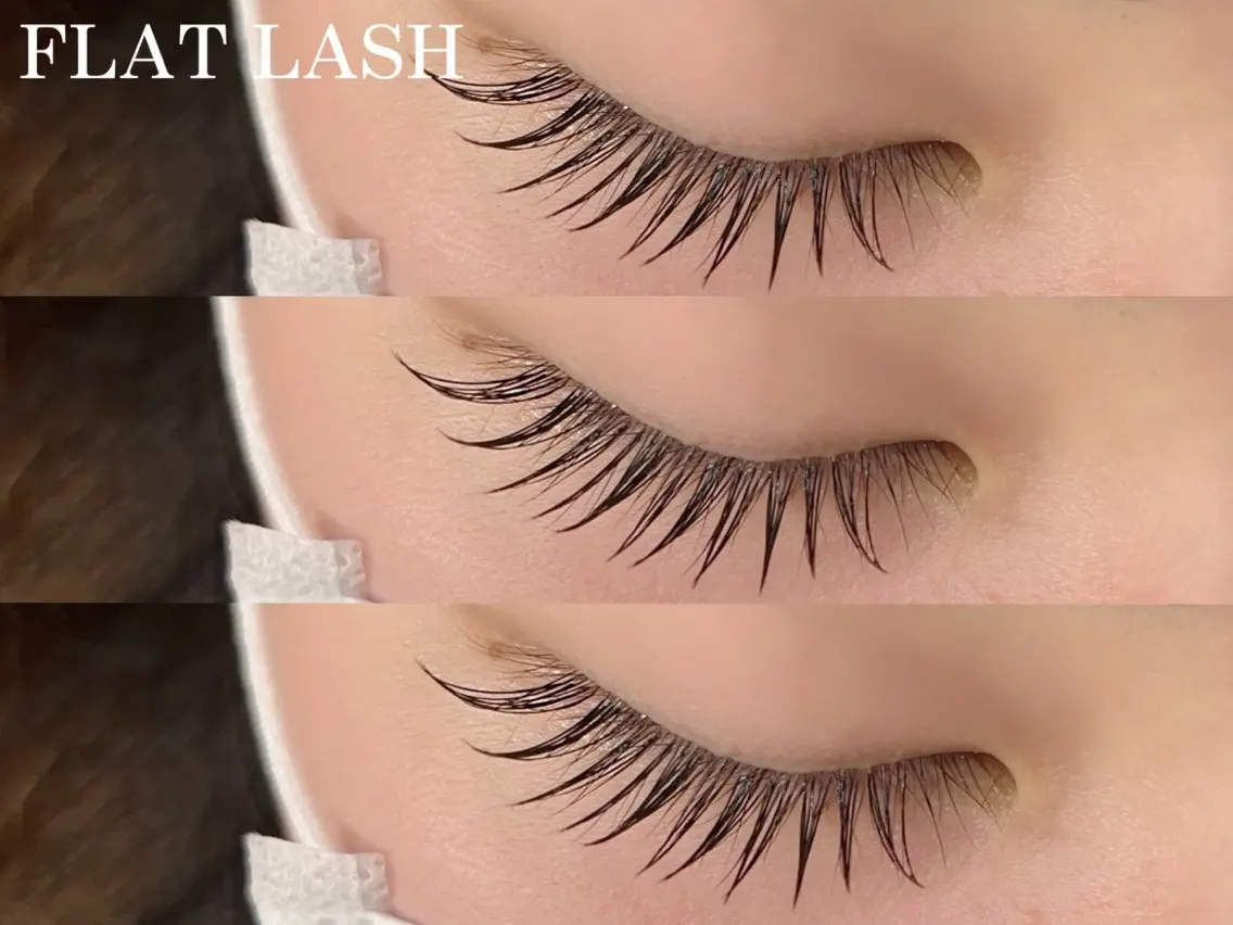 マツエク・マツパ フラットラッシュ Trinity eyelashのマツエク・マツパデザイン