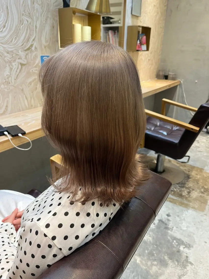 カラー 内山涼香 【縮毛矯正✨】のヘアスタイル