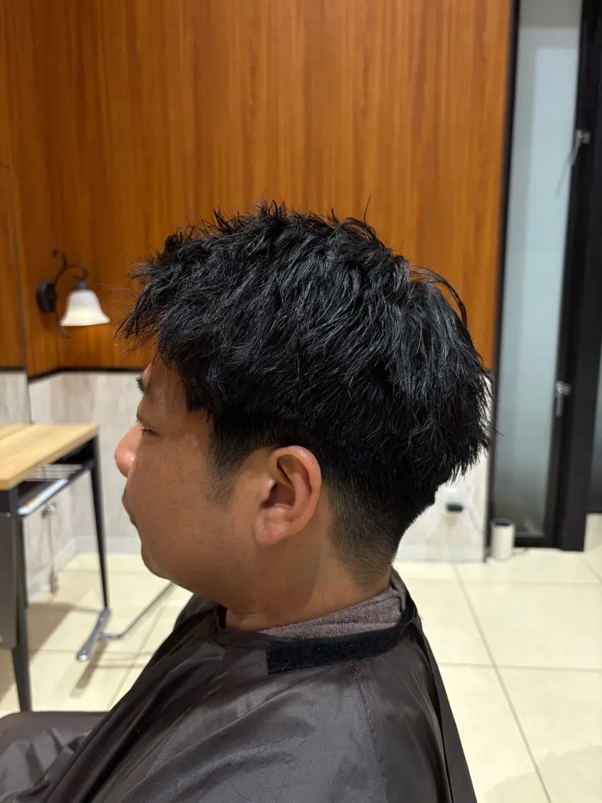 パーマ カット パーマ 加藤 優輝のヘアスタイル