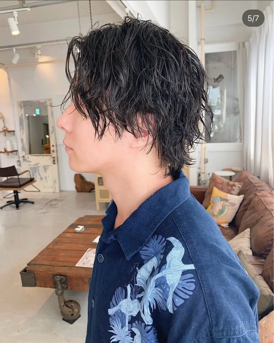 【🌟メンズ 平日限定🌟】men's骨格補正カット+ツイスパ、波巻き等の写真
